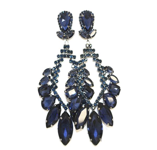 MARQUISE RHINESTONE DANGLE EARRING