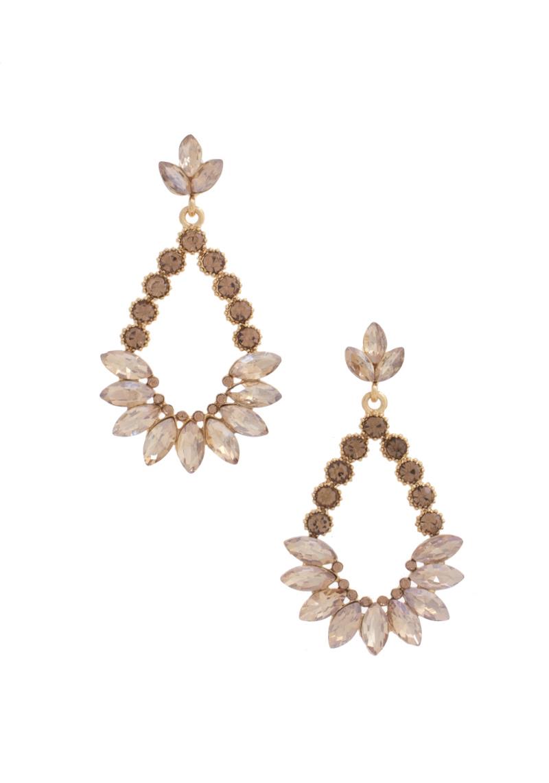 RHINESTONE DANGLE EARRING