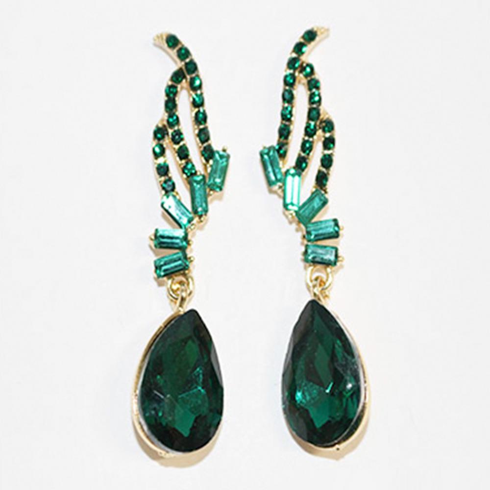 TEARDROP RHINESTONE EARRING