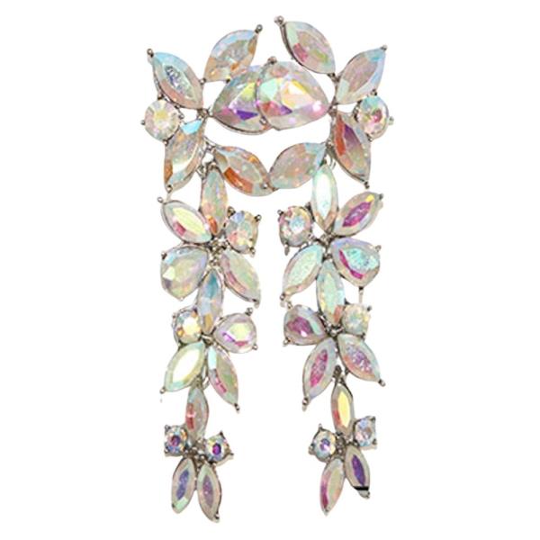 TEARDROP MARQUISE RHINESTONE EARRING