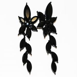 FLOWER RHINESTONE EARRING