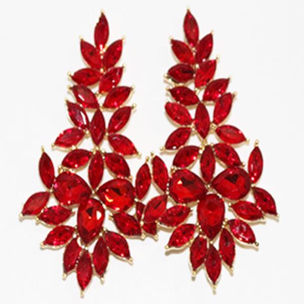 ELEGANT STONE EVENING EARRING