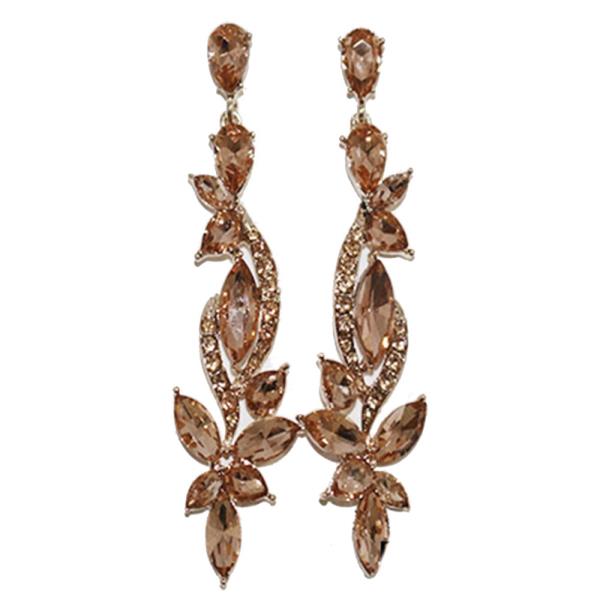 MARQUISE RHINESTONE DANGLE EARRING