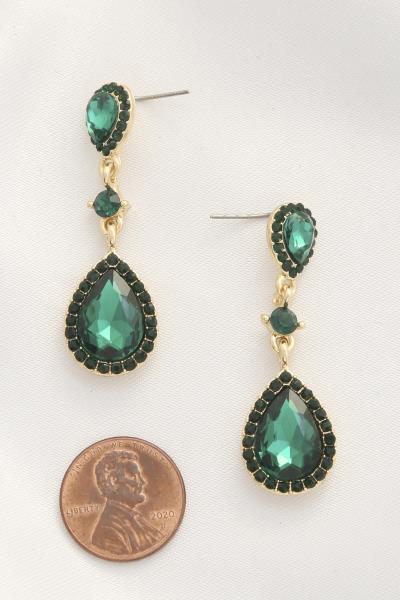 TEARDROP DANGLE EARRING