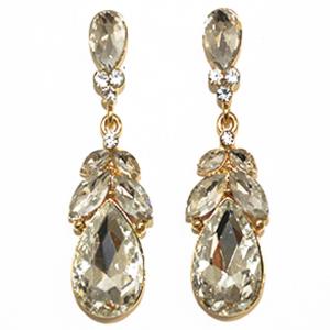 TEARDROP ELEGANT STONE DANGLE EARRING