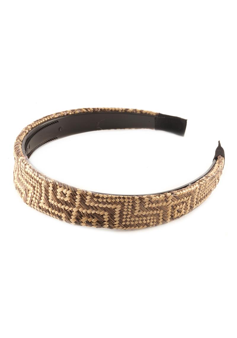 STRAW MAZE HEADBAND