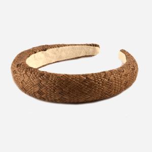 WOVEN ROUND WIDE HEADBAND