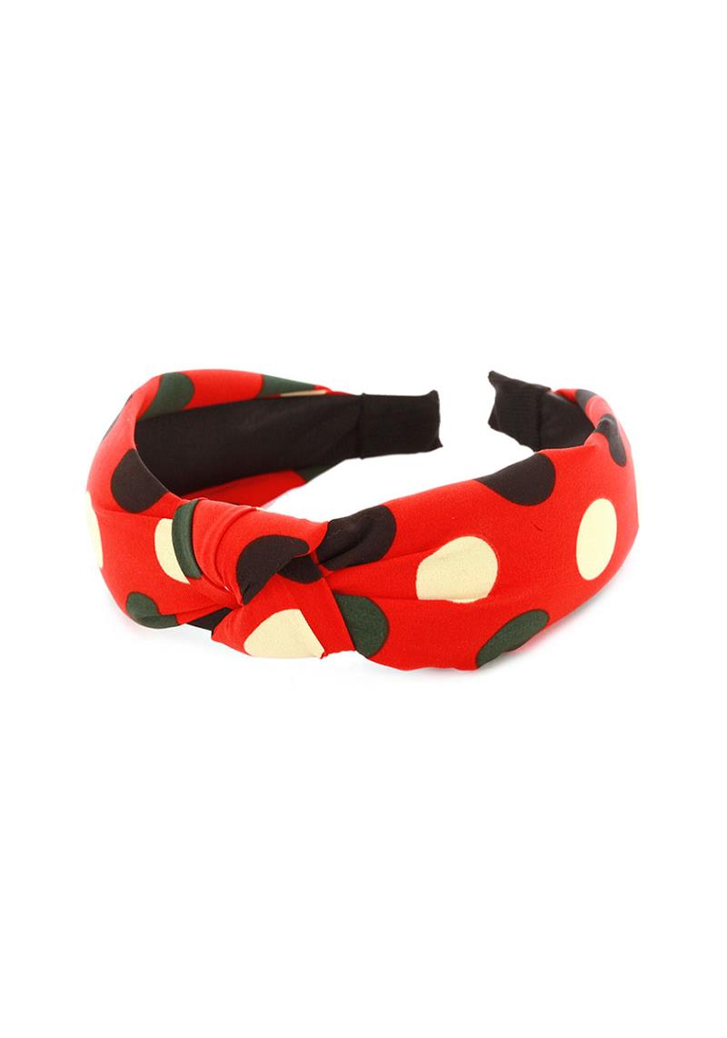 COLOR DOT MID KNOT HEADBAND