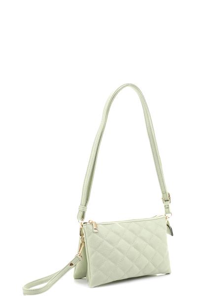 QUILT PLAIN CROSSBODY BAG