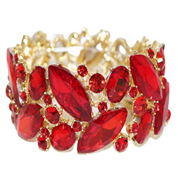 MARQUISE RHINESTONE STRETCH BRACELET