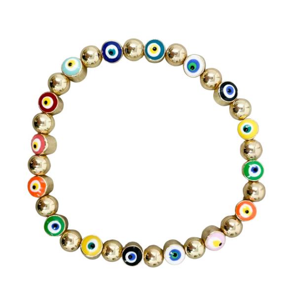 EVIL EYE BEADED BRACELET