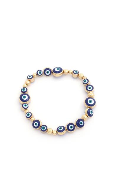 EVIL EYE BEADED BRACELET