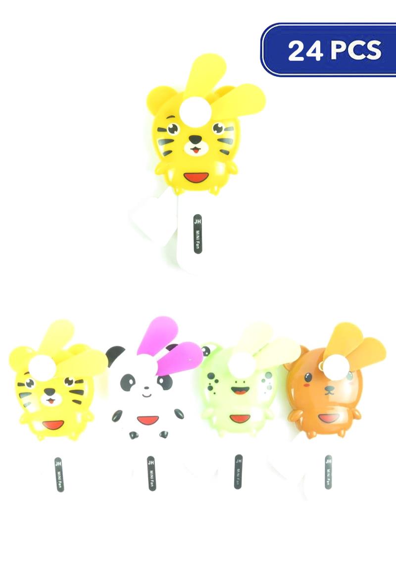 HAND PRESSURE FAN ANIMAL (24 UNITS)