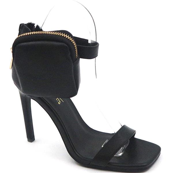 CHIC STRAP POINTY HEELS WITH MINI POUCH