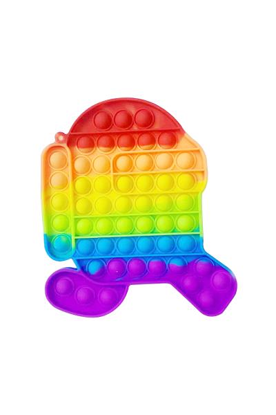 ROBOT COLORED 57 BUBBLE STRESS RELIEVER TOY