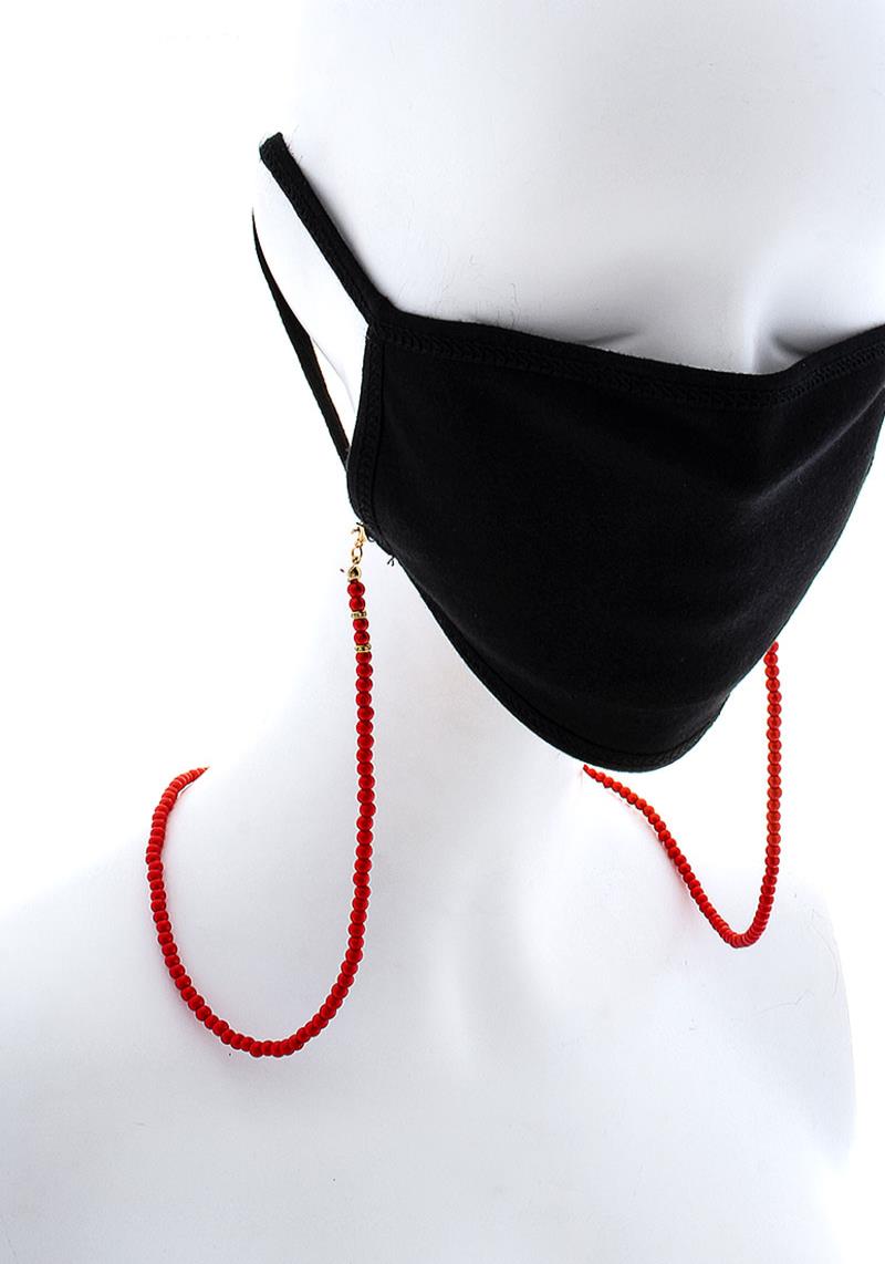 HOT TRENDY MULTI PEARL BEADED MASK LANYARD GLASSES CHAIN