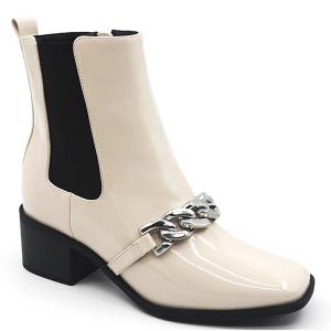 MODERN CHAIN LINK SLIP ON HEEL BOOTIE 12 PAIRS