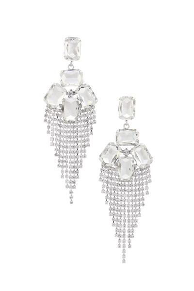 ELEGANT RHINESTONE DROP EARRING