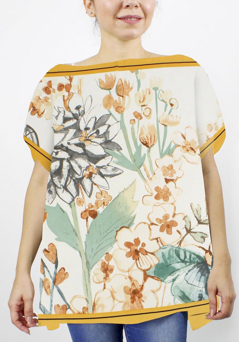 SILKY FLOWER PRINT TOP