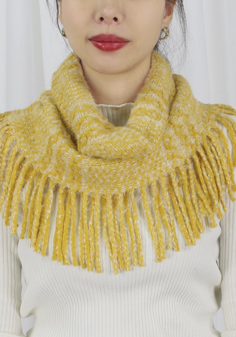 FASHION MULTI PATTERN TASSEL INFINITY SCAR