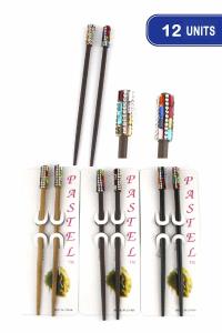 FASHION HAIR STICK (12 UNITS)