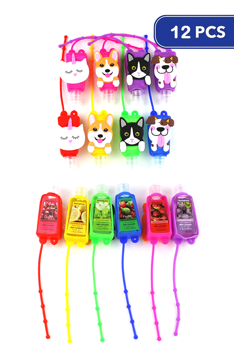 FASHION SANITIZER KEYCHAIN (12 UNITS)