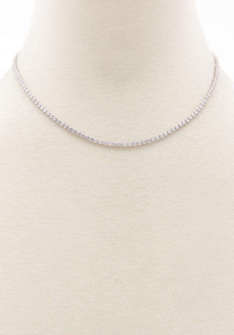DAINTY RHINESTONE NECKLACE