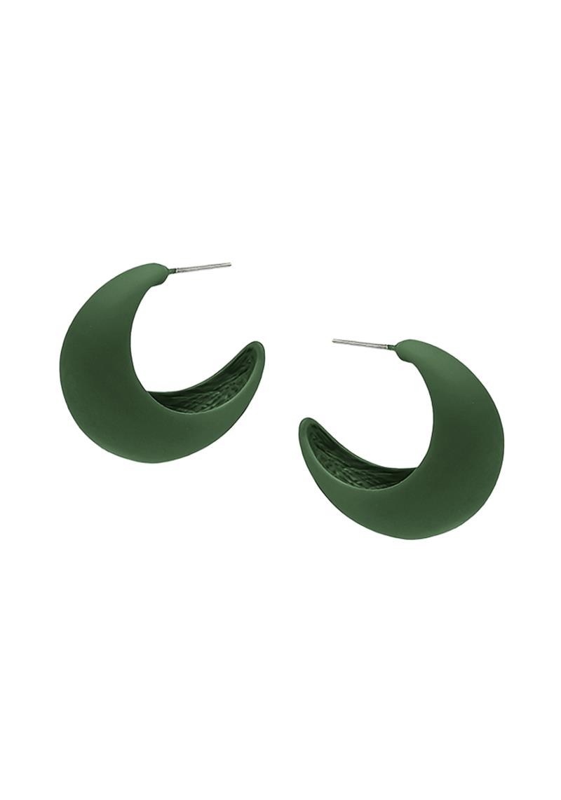 COLOR HOOP EARRING
