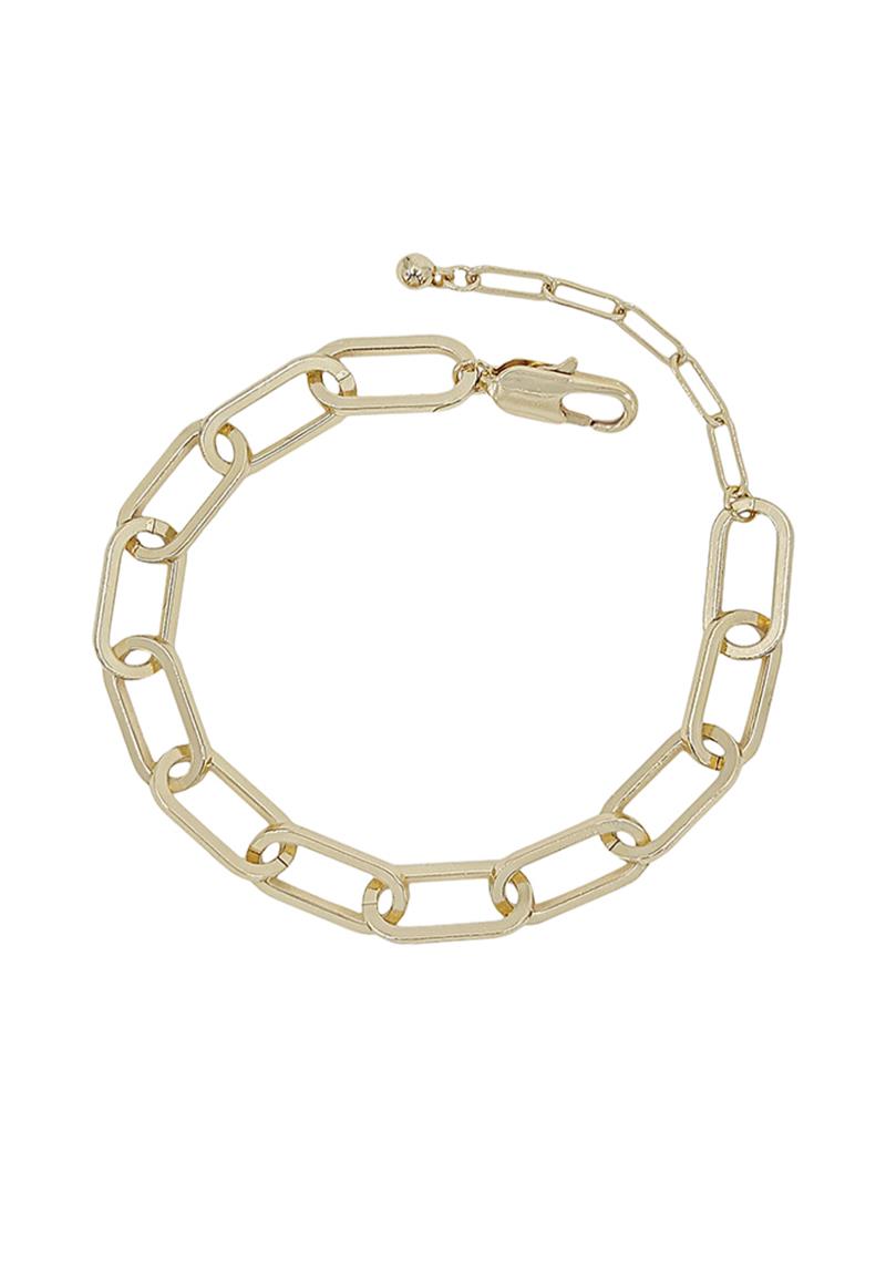 METAL CLIPS CHAIN BRACELET