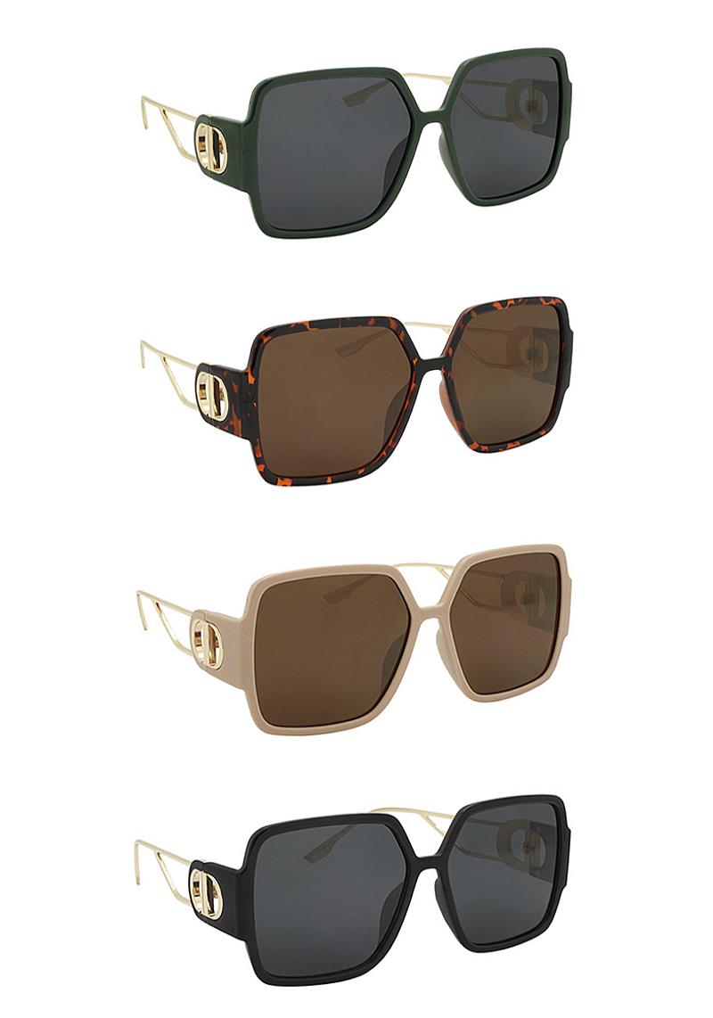 FASHION ELLURE SQUARE DESIGN SUNGLASSES 1DZ