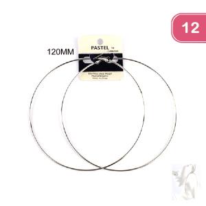 FASHION METAL HOOP EARRING (12 UNITS)