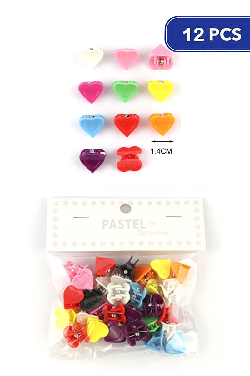 FASHION HAIR MINI PIN SET (12 UNITS)