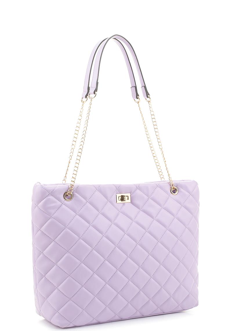 FASHION ALLOVER QUILT TOTE BAG