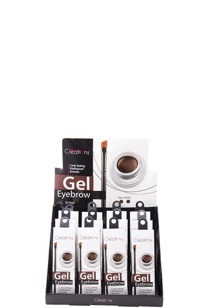 GEL EYEBROW (2 TONES) PACKAGE 12 PCS