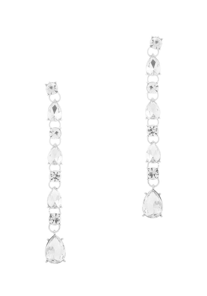 RHINESTONE DROP EARRING