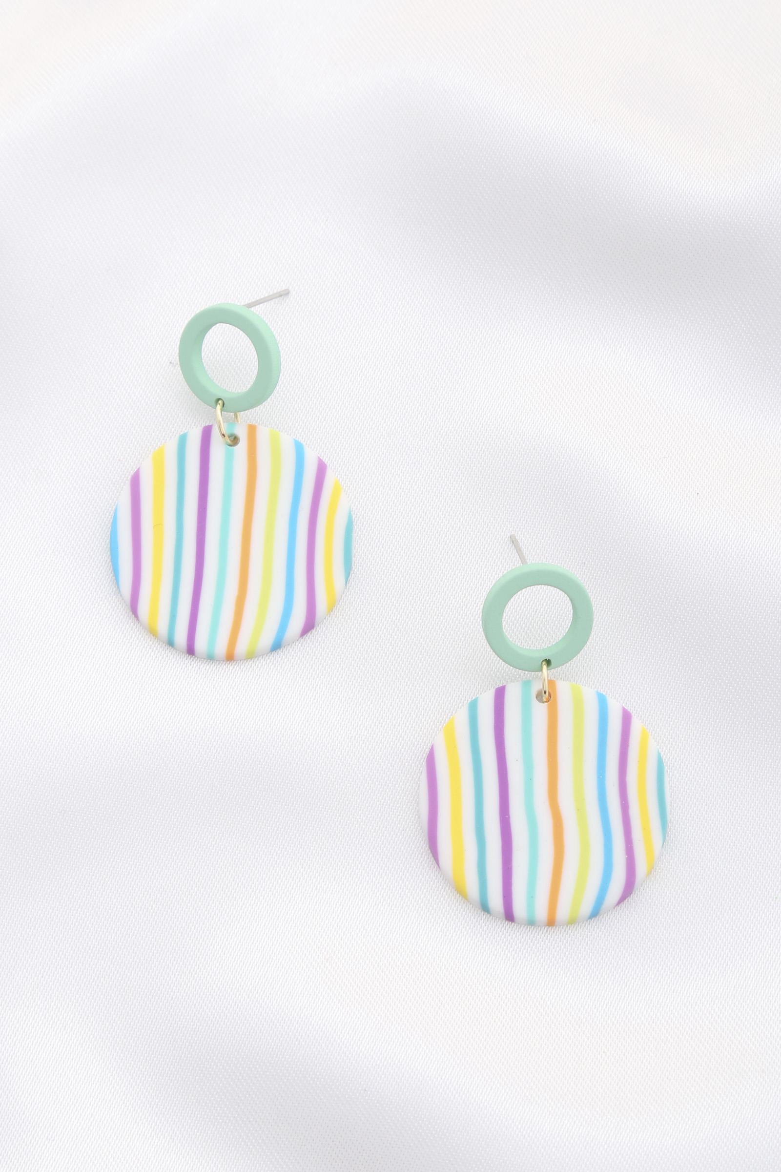 COLORUL CLAY DANGLE EARRING