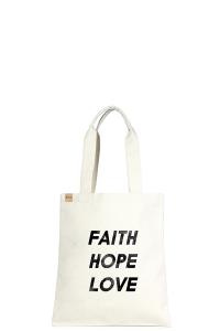 FASHION FAITH HOPE LOVE ECO TOTE BAG