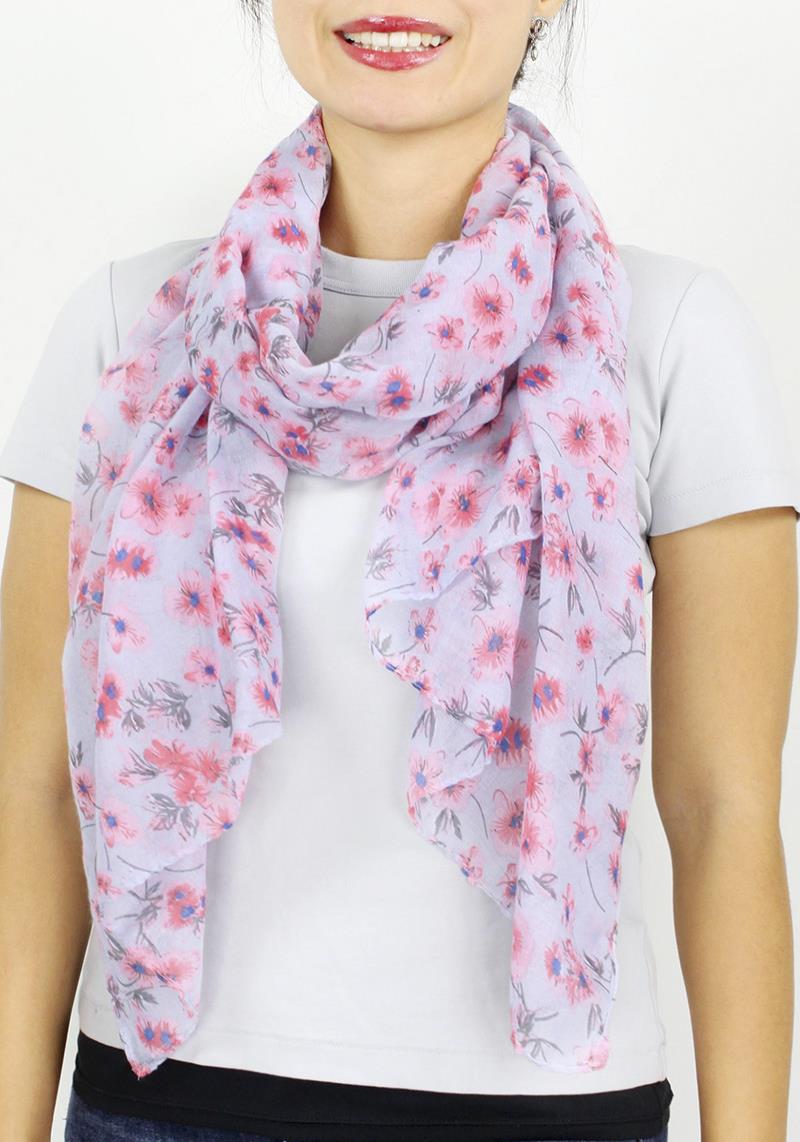 FLOWER PRINT SCARF