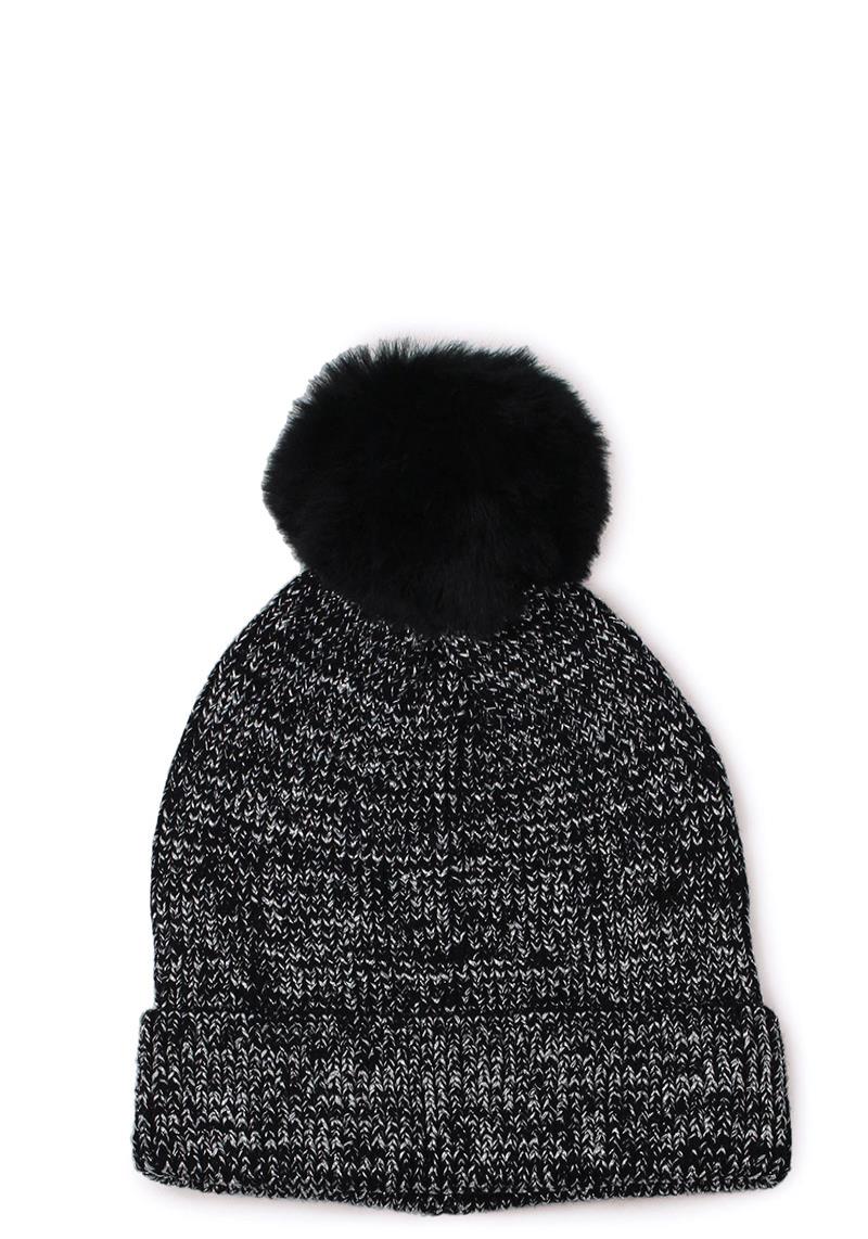 CUTE CHENILLE WARM POM POM BEANIE
