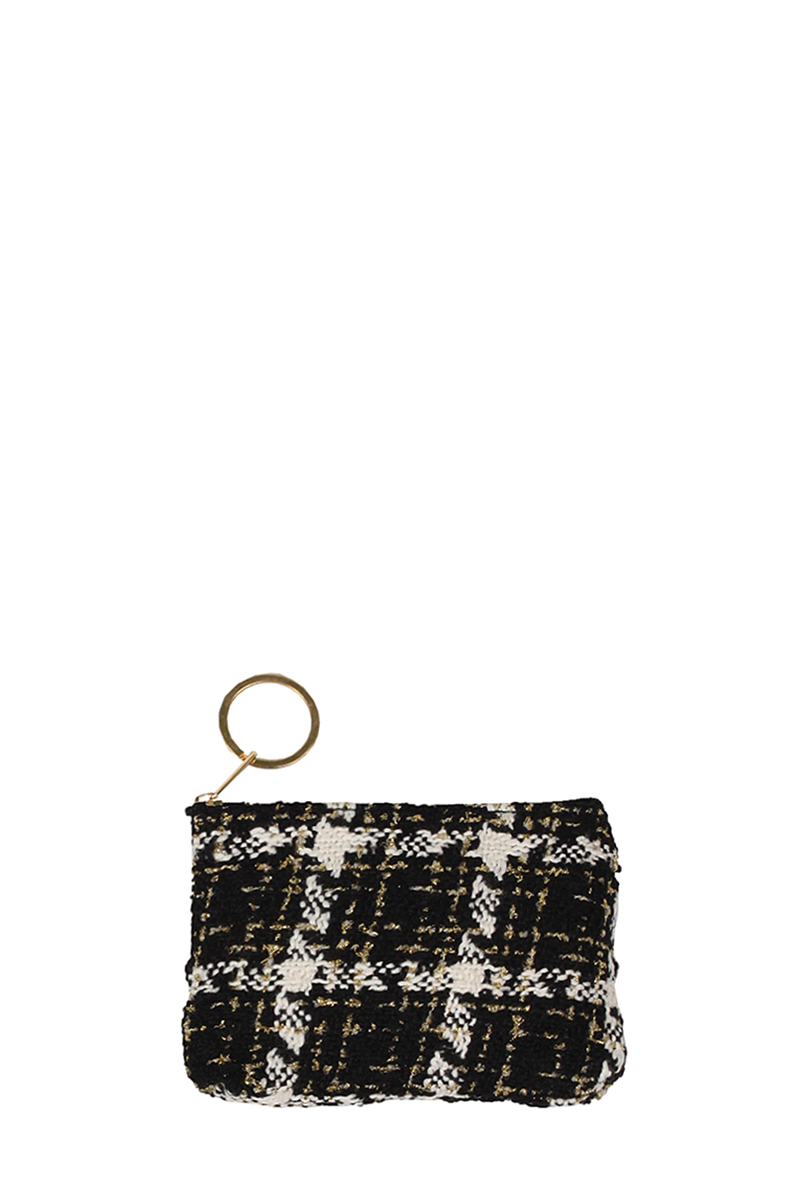 TWEED LUREX COIN CARD PURSE