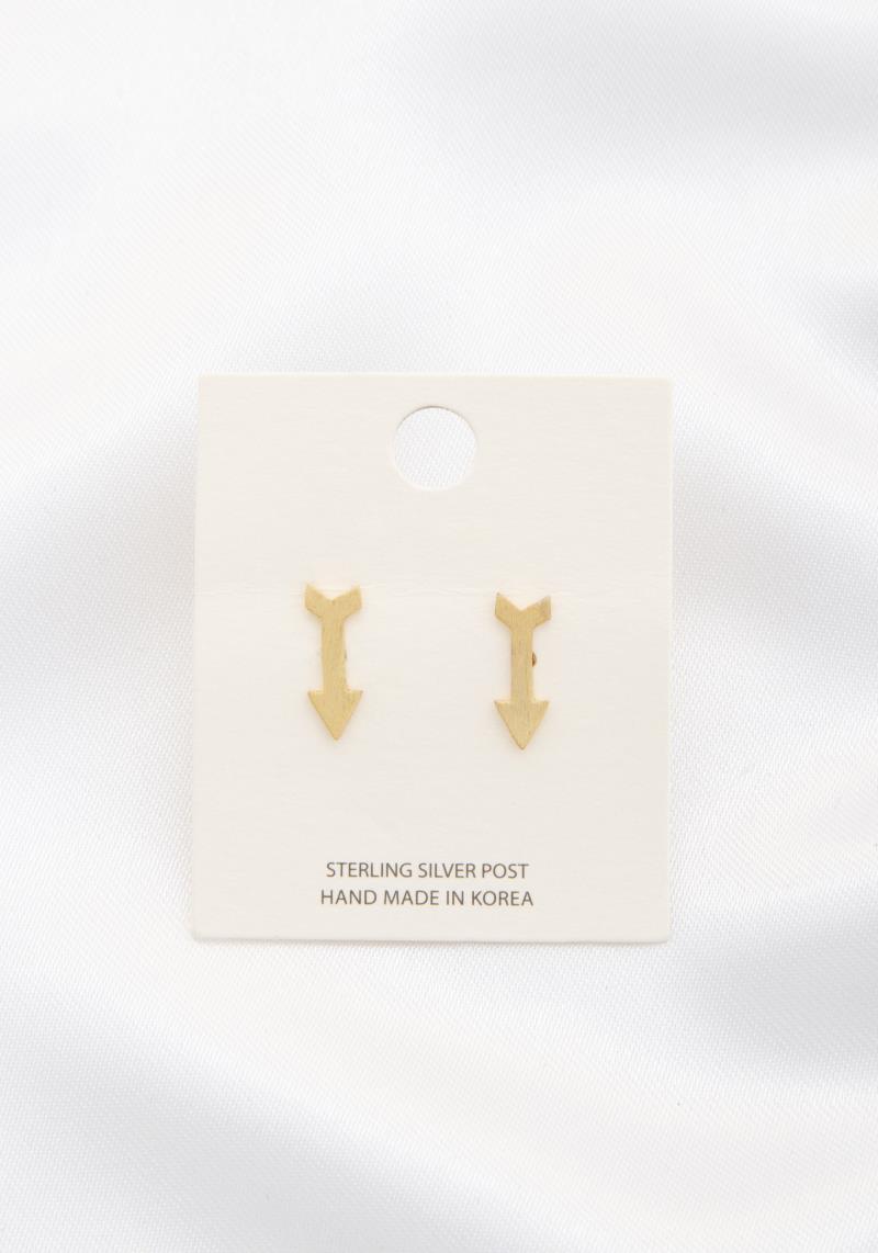 ARROW METAL STUD EARRING