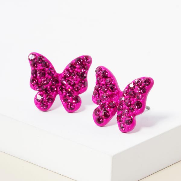 BUTTERFLY STUD EARRING