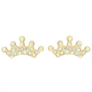 CROWN STUD EARRING