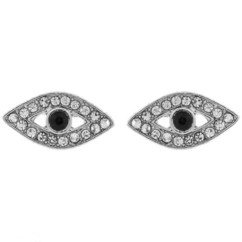 EYE RHINESTONE POST EARRING