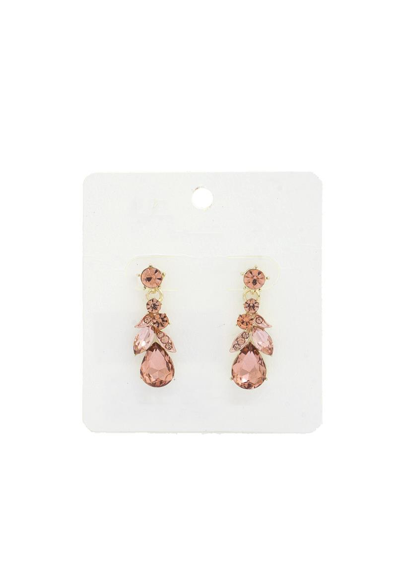 TEARDROP RHINESTONE EARRING