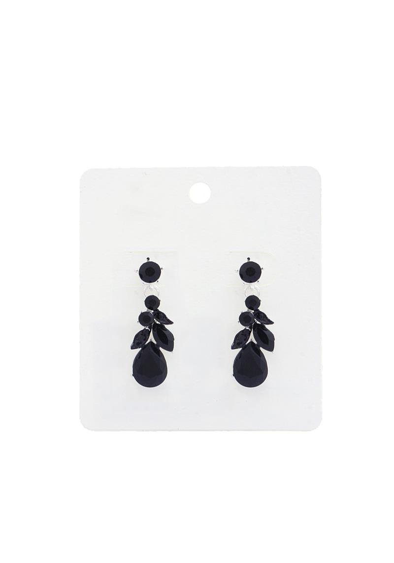 TEARDROP RHINESTONE EARRING