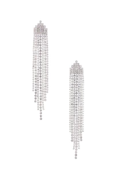 RHINESTONE FRINGE EARRING