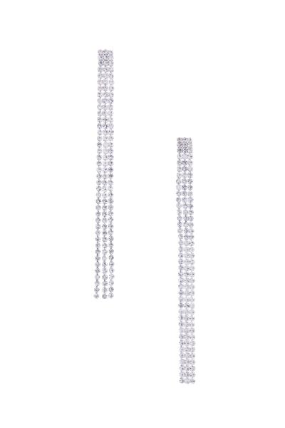 RHINESTONE STRAND EARRING