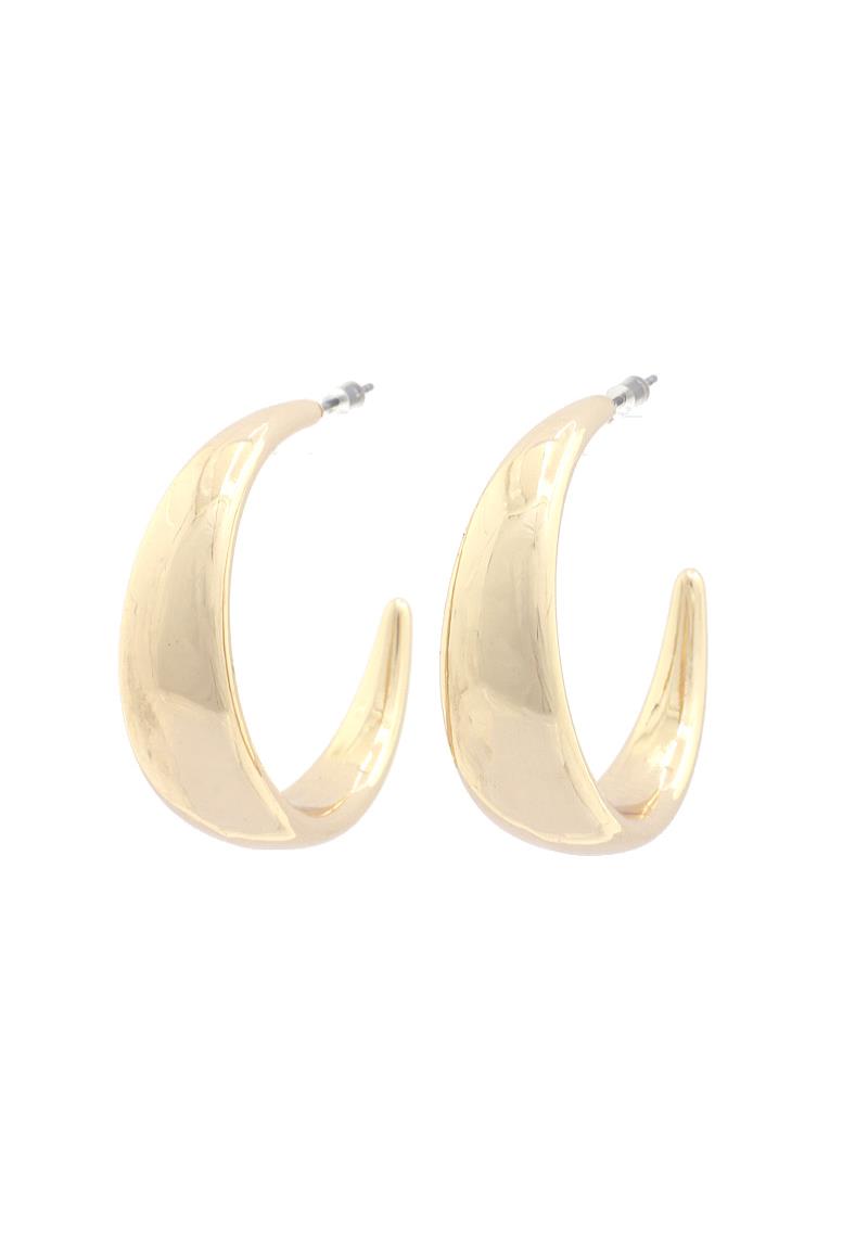 WIDE OPEN CIRCLE EARRING