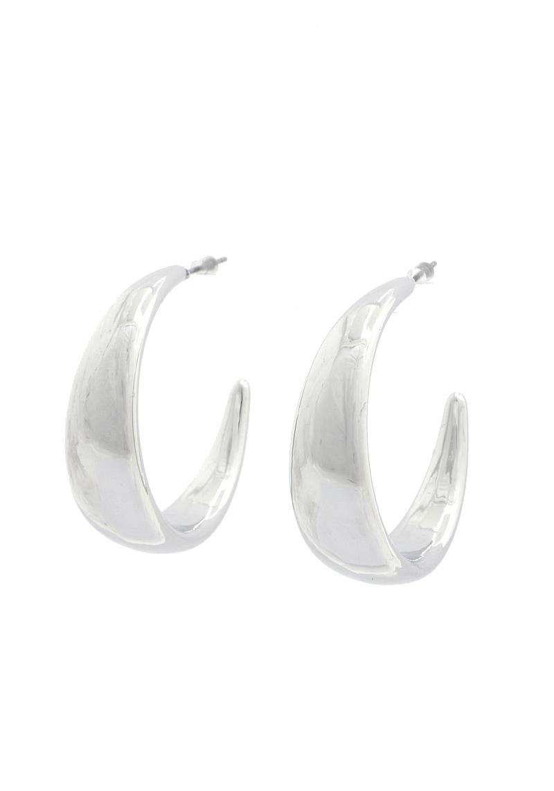 WIDE OPEN CIRCLE EARRING